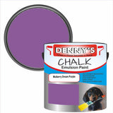 Denny's Chalk Paint For Walls Colour- Mulberry Dream Purple - Matte Wipe-Clean Coverage