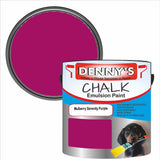 Denny's Chalk Paint For Walls Colour- Mulberry Serenity Purple - Matte Wipe-Clean Coverage