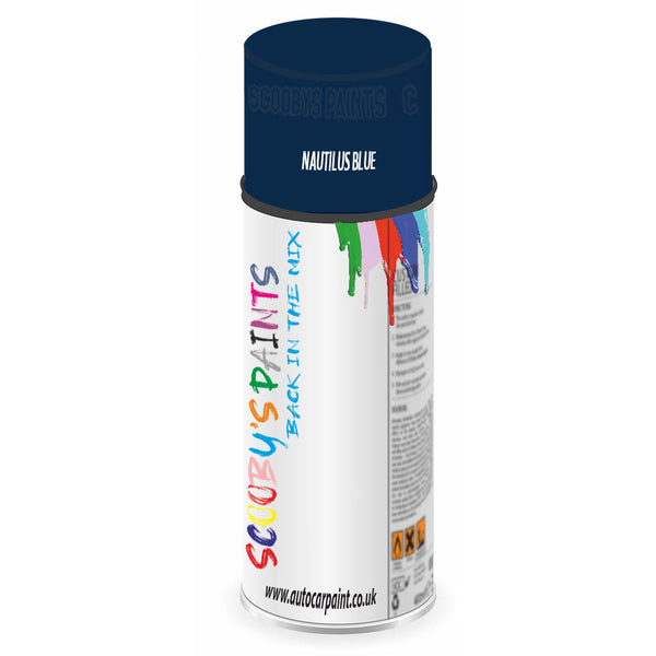 Mixed Paint For Morris Ital Nautilus Blue Aerosol Spray A2