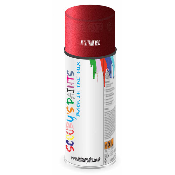 Mixed Paint For Rover Maestro Nightfire Red Aerosol Spray A2