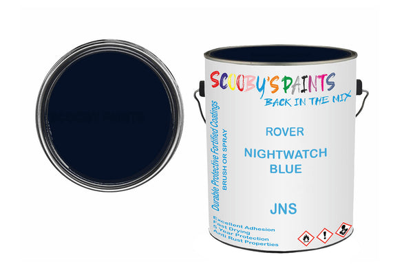 Mixed Paint For Rover Mini-Moke, Nightwatch Blue, Code: Jns, Blue