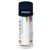 Mixed Paint For Austin Mini-Moke Nightwatch Blue No 2 Aerosol Spray A2