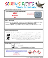 Nissan Civilian Bluish Grey B35 Health and safety instructions for use