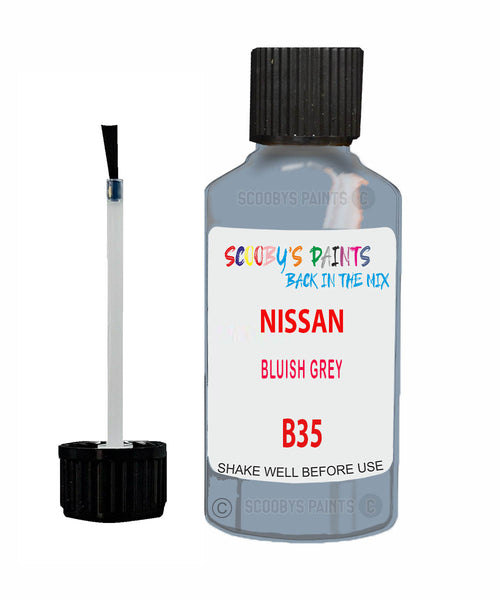 Car Paint Nissan Civilian Bluish Grey B35 Scratch Stone Chip Kit