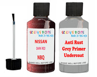 Nissan Ariya Dark Red Nbq Anti Rust primer undercoat