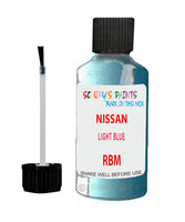 Car Paint Nissan E-Nv200 Light Blue Rbm Scratch Stone Chip Kit