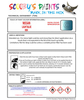 Nissan E-Nv200 Light Blue Rbm Health and safety instructions for use