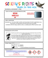 Nissan Teranno Mineral Blue Rnf Health and safety instructions for use