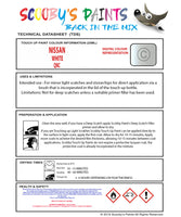 Nissan Townstar Combi White Qnc Health and safety instructions for use