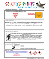 Nissan Fairlady Z Yellow Eac Health and safety instructions for use