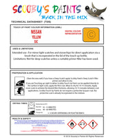 Nissan 370Z Yellow Eac Health and safety instructions for use