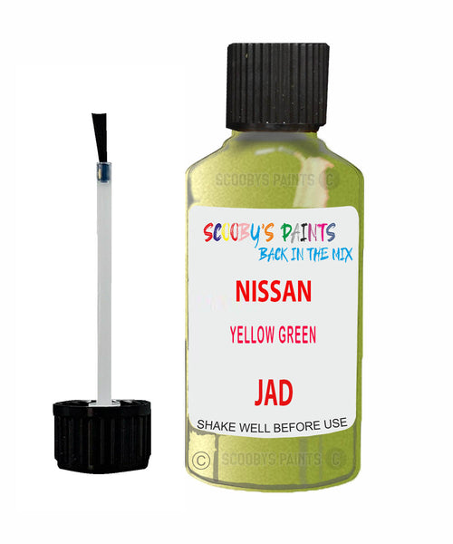 Car Paint Nissan Micra Yellow Green Jad Scratch Stone Chip Kit