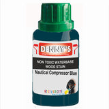 Denny's Stain Paint For Decking Colour- Nautical Compressor Blue - Anti-Slip Weatherproof Nourish