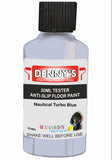 Denny's Floor Paint For Grip Coating Colour- Nautical Turbo Blue - Anti-Slip Hardwearing Safe