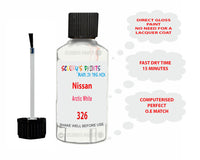 Nissan Arctic White Paint Code 326