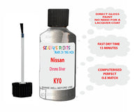 Nissan Chrome Silver Paint Code KY0