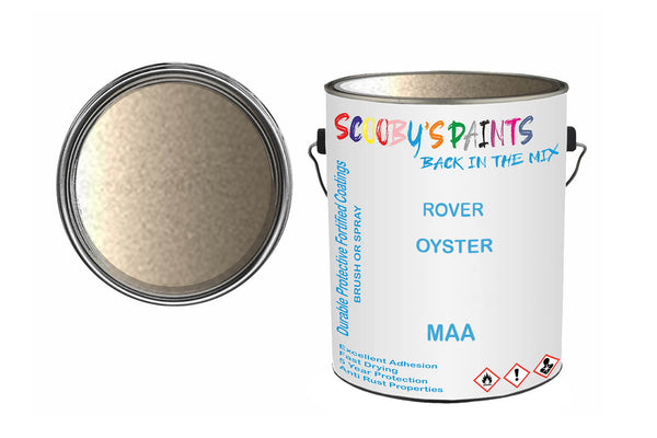 Mixed Paint For Rover 3500/Sd1, Oyster, Code: Maa, Silver-Grey