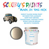Austin Maxi MAA Vintage Classic Car Paint for restoration Silver-Grey Original Cellulose Paint used, Perfect Mix for OYSTER