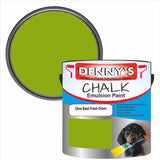 Denny's Chalk Paint For Furniture Colour- Olive Basil Fresh Green - Matte Scuffproof Refresh