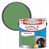 Denny's Chalk Paint For Walls Colour- Olive Garden Green - Matte Wipe-Clean Coverage