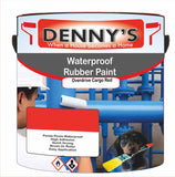 Denny's Waterpoof Paint For Ponds Colour- Overdrive Cargo Red - Waterproof Fish-Safe Leakstop