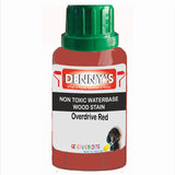Denny's Stain Paint For Fences Colour- Overdrive Red - Weatherproof Uv-Safe Protect