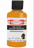 Denny's Floor Paint For Grip Coating Colour- Oxide Bronze Brown - Anti-Slip Hardwearing Safe