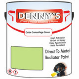 Denny's High Temp Paint For Pipes Colour- Oxide Camouflage Green - Heatproof Corrosionguard Durable