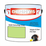 Denny's Plastic Paint For Windows Colour- Oxide Camouflage Green - Weatherproof Fade-Safe Upvc
