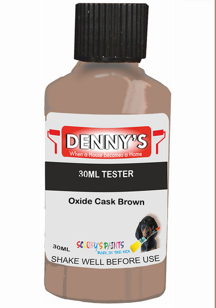 Denny's Chalk Paint For Furniture Colour- Hearth Toffee Driftwood Brown - Matte Scuffproof Refresh