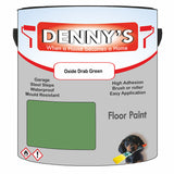 Denny's Floor Paint For Sheds Colour- Oxide Drab Green - Durable Anti-Slip Weatherproof