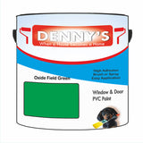 Denny's Plastic Paint For Windows Colour- Oxide Field Green - Weatherproof Fade-Safe Upvc