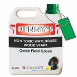Denny's Stain Paint For Fences Colour- Oxide Field Green - Weatherproof Uv-Safe Protect