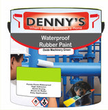 Denny's Waterpoof Paint For Pools Colour- Oxide Machinery Green - Water-Seal Chlorine-Tough Anti-Slip