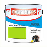 Denny's Plastic Paint For Windows Colour- Oxide Machinery Green - Weatherproof Fade-Safe Upvc