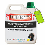 Denny's Stain Paint For Fences Colour- Oxide Machinery Green - Weatherproof Uv-Safe Protect