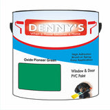 Denny's Plastic Paint For Windows Colour- Oxide Pioneer Green - Weatherproof Fade-Safe Upvc
