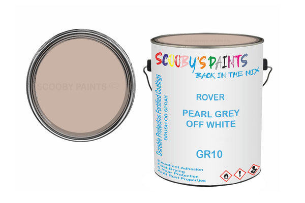 Mixed Paint For Austin-Healey 3000 Mk I, Pearl Grey Off White, Code: Gr10, White