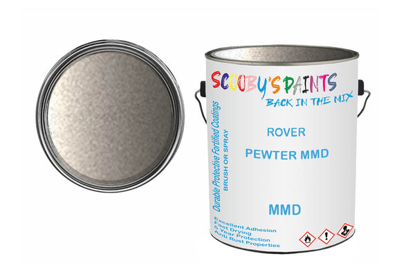 Mixed Paint For Morris Ital, Pewter Mmd, Code: Mmd, Silver-Grey