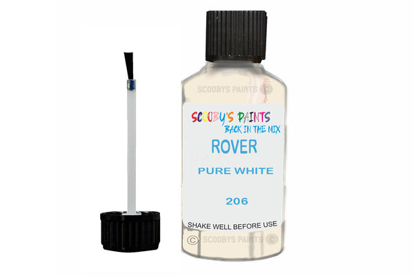 Mixed Paint For Morris Marina, Pure White, Touch Up, 206