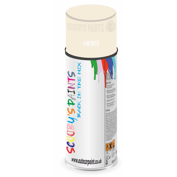 Mixed Paint For Mg Mgb Pure White Aerosol Spray A2