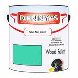 Denny's Wood Paint For Decking Colour- Pallet Alloy Green - Anti-Slip Weatherproof Durable