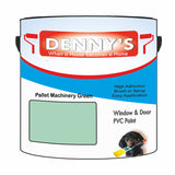 Denny's Plastic Paint For Windows Colour- Pallet Machinery Green - Weatherproof Fade-Safe Upvc