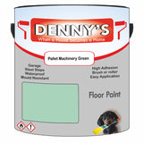Denny's Floor Paint For Sheds Colour- Pallet Machinery Green - Durable Anti-Slip Weatherproof