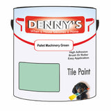 Denny's Tile Paint For Commercial Areas Colour- Pallet Machinery Green - High-Traffic Durable Easy-Clean