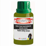 Denny's Stain Paint For Fences Colour- Pallet Utility Green - Weatherproof Uv-Safe Protect