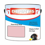 Denny's Plastic Paint For Windows Colour- Panel Dusty Rose - Weatherproof Fade-Safe Upvc