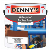 Denny's Waterpoof Paint For Ponds Colour- Panel Earth Brown - Waterproof Fish-Safe Leakstop