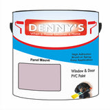 Denny's Plastic Paint For Windows Colour- Panel Mauve - Weatherproof Fade-Safe Upvc