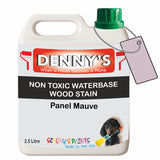 Denny's Stain Paint For Fences Colour- Panel Mauve - Weatherproof Uv-Safe Protect